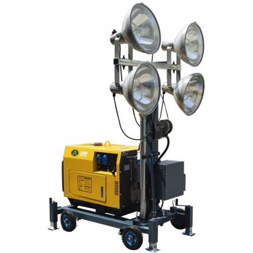  Four ultra-bright 1000W LED lamps mining lighting tower -Aliwatawg 